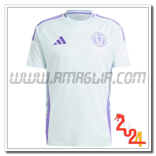 Maglia Squadra Scozia Seconda 2024 2025 Bianco