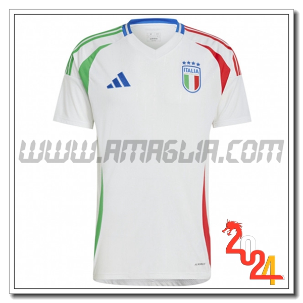 Nuovo Maglia Squadra Italia Seconda 2024 2025 Bianco