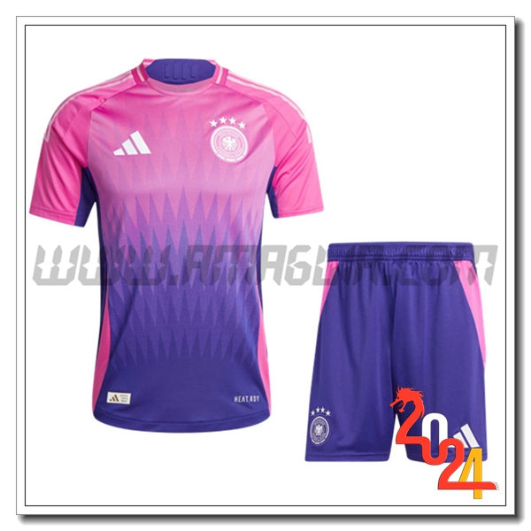 Kit Maglia Germania Seconda + Pantaloncini 2024 2025 Rosa