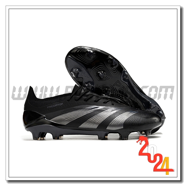 Adidas Scarpe Da Calcio Predator Elite FG Nero/Grigio