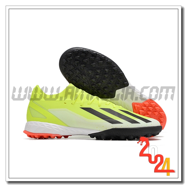Adidas Scarpe Da Calcio X CRAZYFAST.3 TF BOOTS Verde/Nero