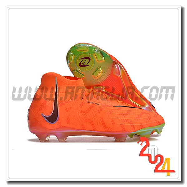 Nike Scarpe Da Calcio Phantom Luna Elite NU FG Arancia/Nero -02