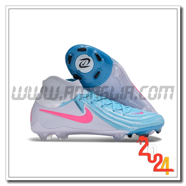 Nike Scarpe Da Calcio Phantom Luna Elite NU FG Bianco/Blu/Rosa -02