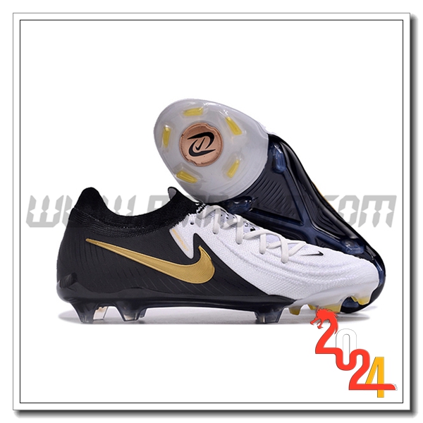 Nike Scarpe Da Calcio Phantom Luna Elite NU FG Nero/Bianco/Giallo -02