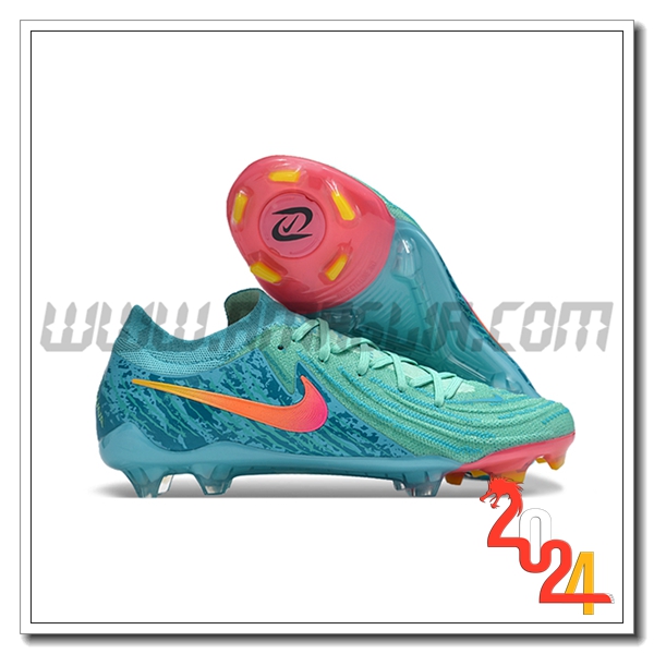 Nike Scarpe Da Calcio Phantom Luna Elite NU FG Verde/Blu/Rosa