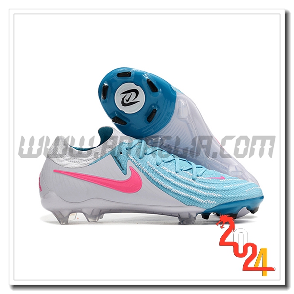 Nike Scarpe Da Calcio Phantom Luna Elite NU FG Bianco/Blu/Rosa -03