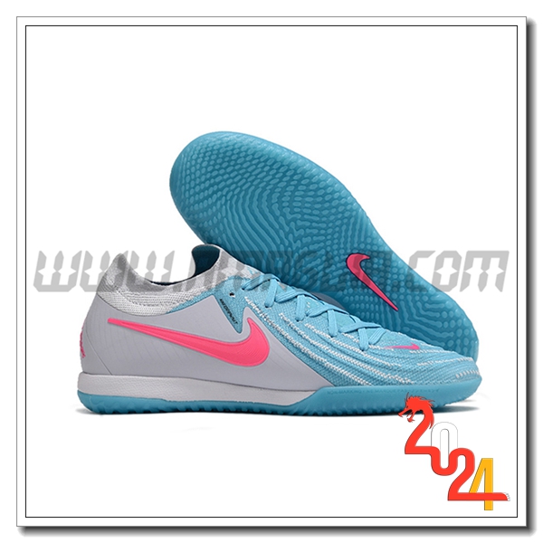 Nike Scarpe Da Calcio Phantom GX II Elite IC Bianco/Blu/Rosa