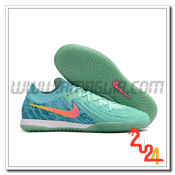 Nike Scarpe Da Calcio Phantom GX II Elite IC Verde/Rosa