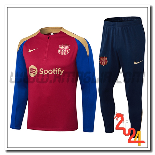 Tuta Allenamento FC Barcellona Rosso/Blu/Giallo 2024 2025