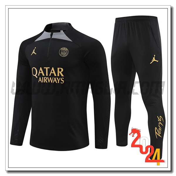 Tuta Allenamento PSG Nero 2024 2025