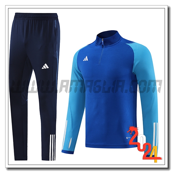 Tuta Allenamento Adidas Blu 2024 2025