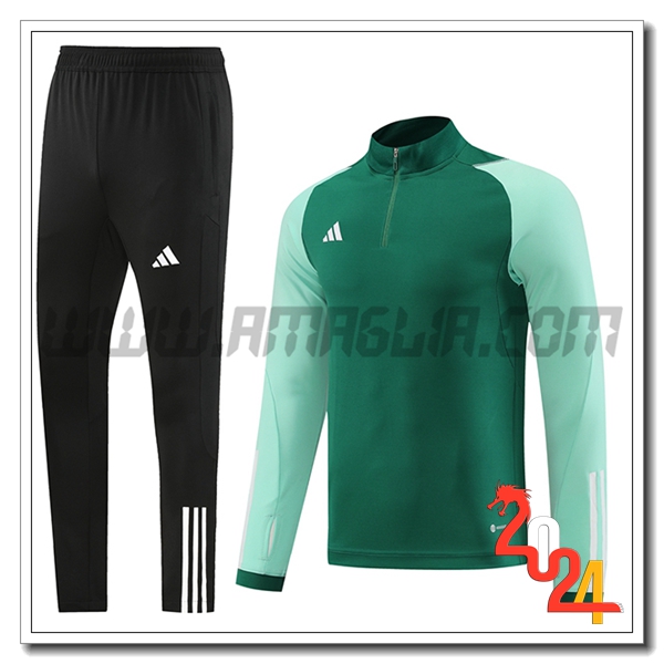 Tuta Allenamento Adidas Verde 2024 2025