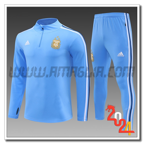 Tuta Allenamento Argentina Bambino Blu 2024 2025