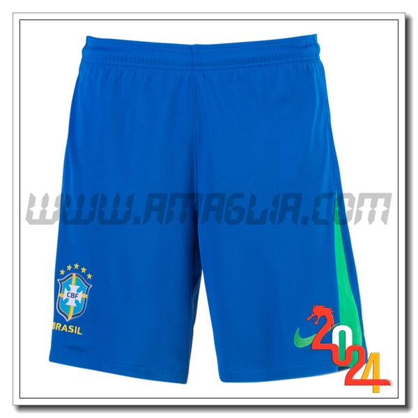 Prima Pantaloncini Calcio Brasile 2024 2025 Blu