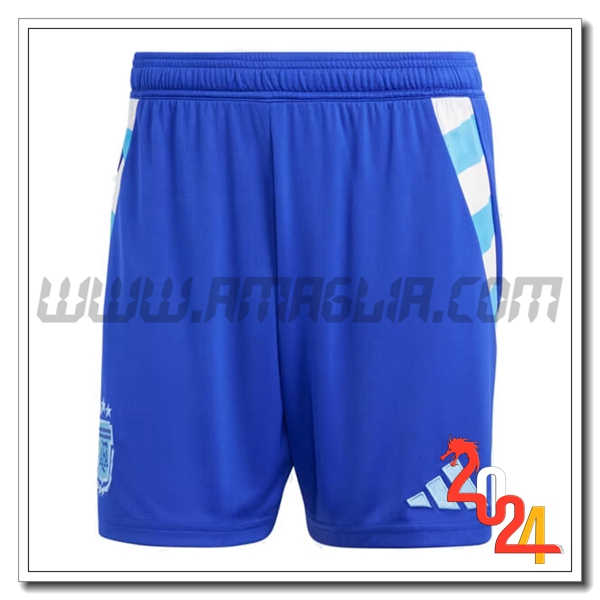 Seconda Pantaloncini Calcio Argentina 2024 2025 Blu