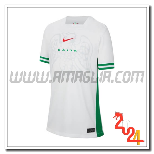 Maglia Squadra Nigeria Prima 2024 2025 Bianco