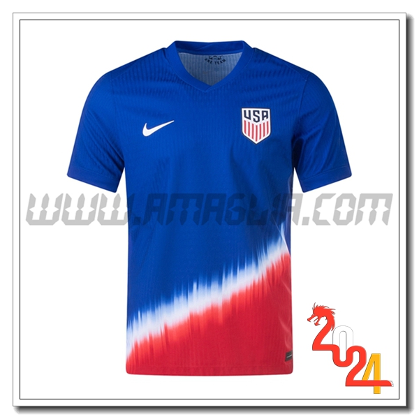 Nuovo Maglia Squadra STATI UNITI Seconda 2024 2025 Blu