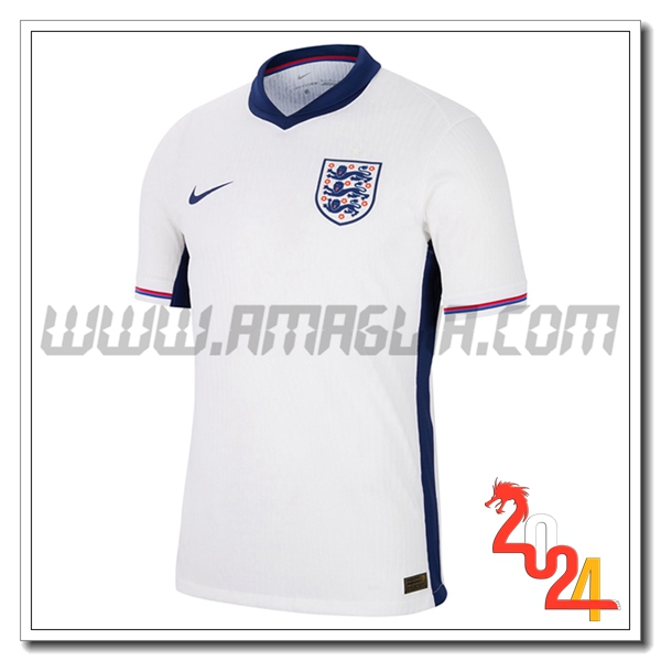 Nuovo Maglia Squadra Inghilterra Prima 2024 2025 Bianco