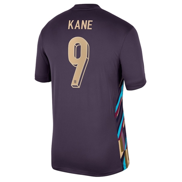 Seconda Maglia Squadra Inghilterra KANE #9 Nero 2024 2025