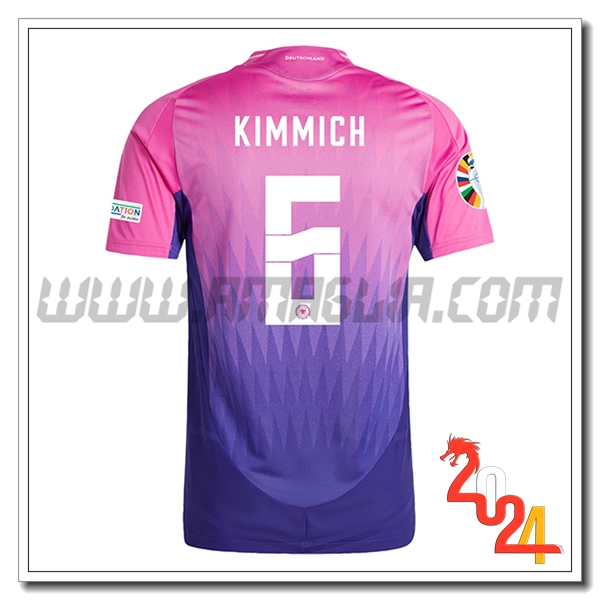 Seconda Maglia Squadra Germania KIMMICH #6 Viola 2024 2025