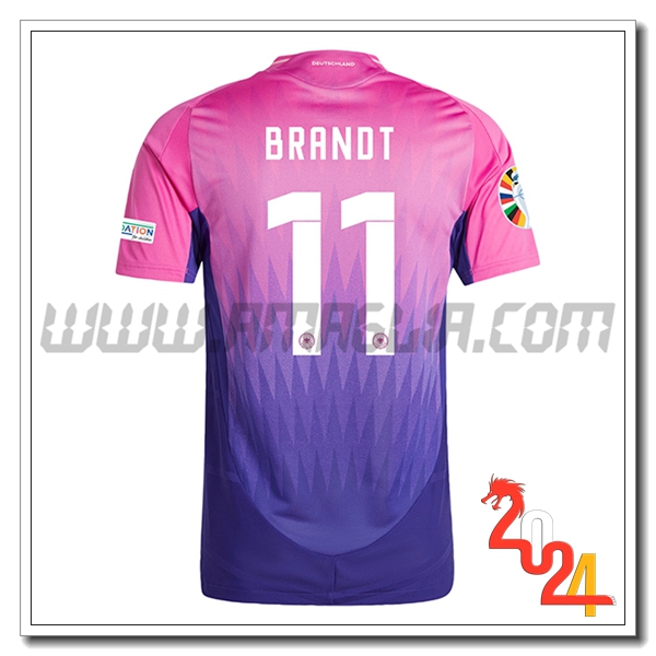 Seconda Maglia Squadra Germania BRANDT #11 Viola 2024 2025