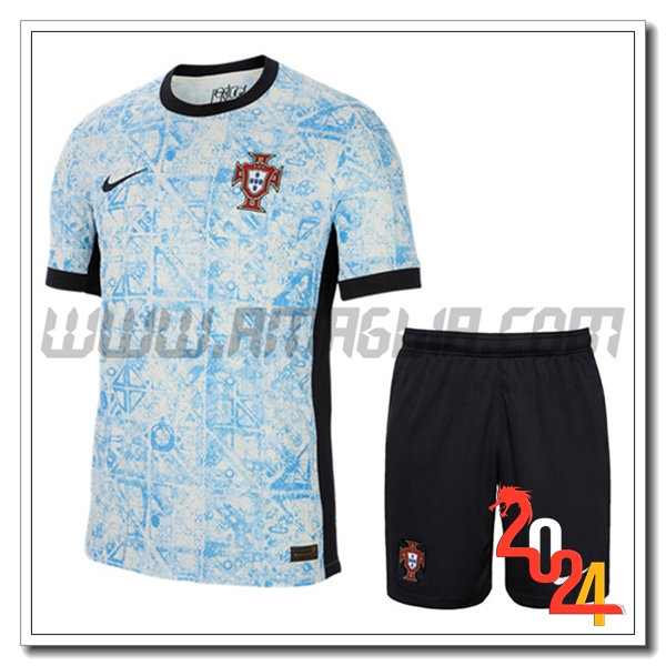 Kit Maglia Portogallo Seconda + Pantaloncini 2024 2025
