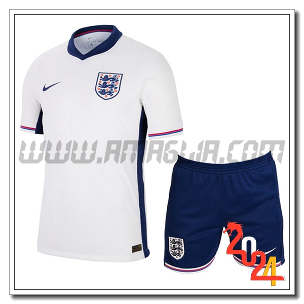 Kit Maglia Inghilterra Prima + Pantaloncini 2024 2025