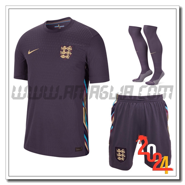 Kit Maglia Inghilterra Seconda (Pantaloncini + Calzini) 2024 2025
