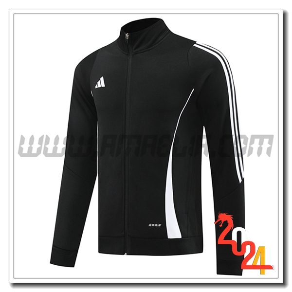 Giacca Calcio Adidas Nero/Bianco 2024 2025