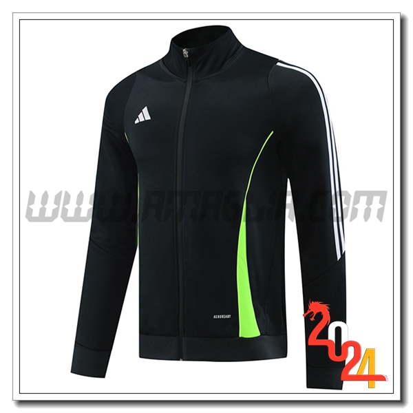Giacca Calcio Adidas Nero/Bianco/Verde 2024 2025