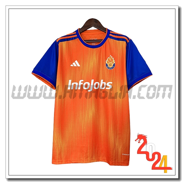 Saiyans FC Prima Maglia Calcio 2024 2025 Arancia