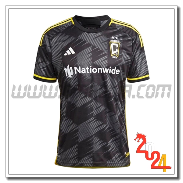 Columbus Crew SC Seconda Maglia Calcio 2024 2025 Nero