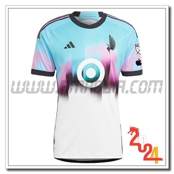 Minnesota United Seconda Maglia Calcio 2024 2025 Azzurro