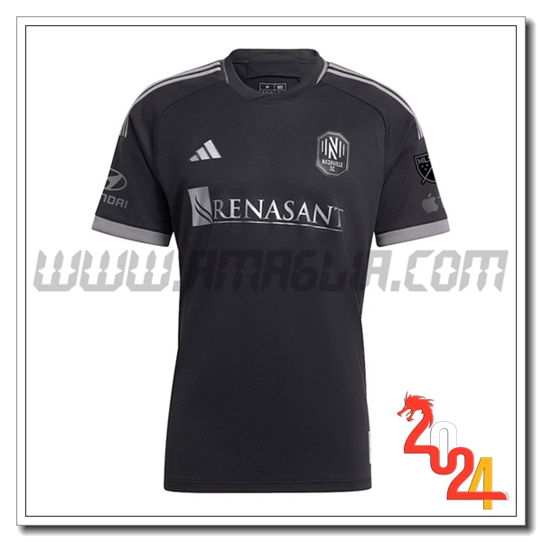 Nashville SC Seconda Maglia Calcio 2024 2025 Nero
