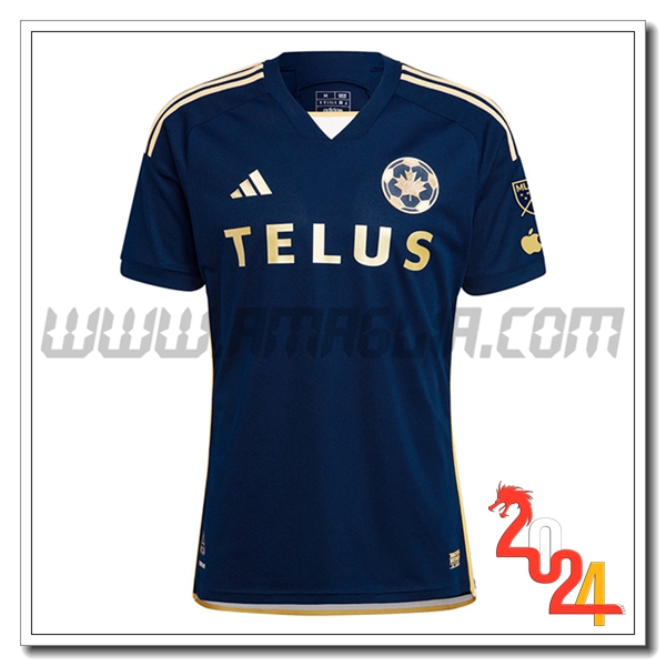 Vancouver Whitecaps Seconda Maglia Calcio 2024 2025 Blu marino