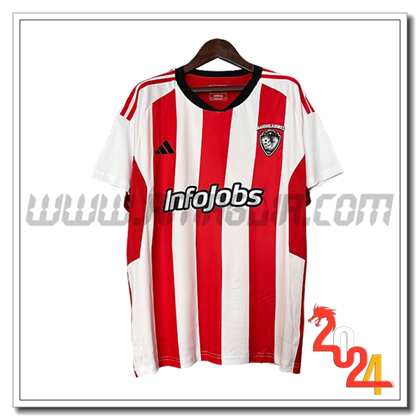 Aniquiladores FC Prima Maglia Calcio 2024 2025 Rosso Bianco