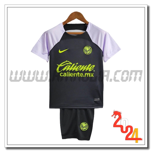 Kit Maglia Club America Bambino 2023/2024 Nero