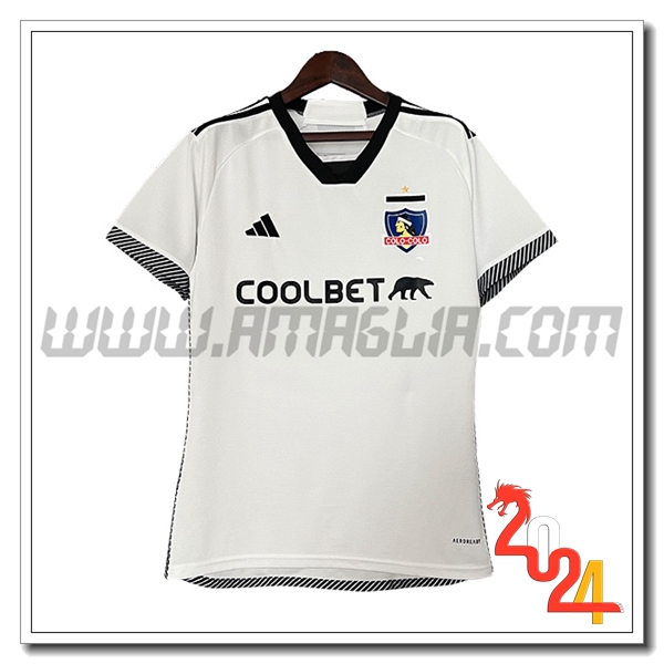 Prima Maglia Calcio Colo-Colo Donne 2024 2025 Bianco