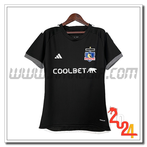 Seconda Maglia Calcio Colo-Colo Donne 2024 2025 Nero