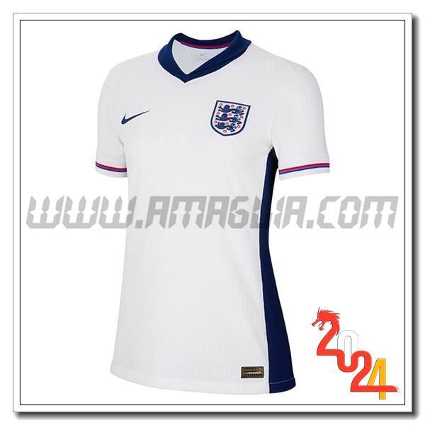 Prima Maglia Calcio Inghilterra Donne 2024 2025 Bianco