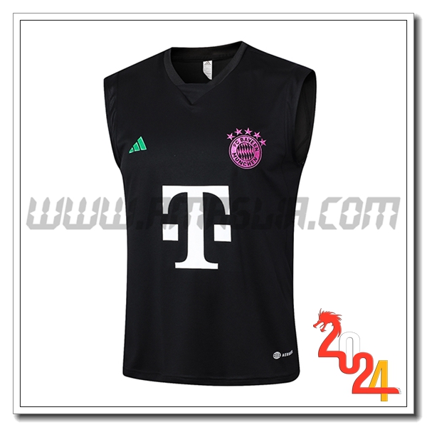 Canotta Allenamento Bayern Monaco Nero 2024 2025