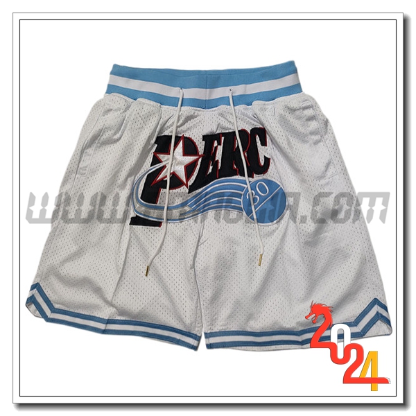 Pantaloncini NBA Philadelphia 76ers 2024/25 Bianco/Blu