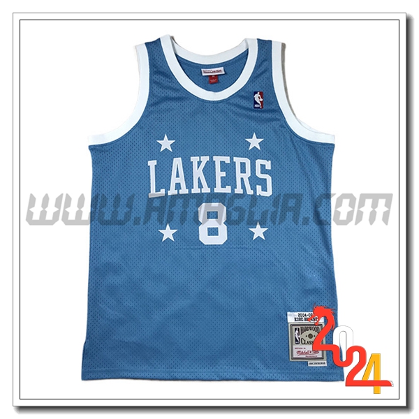 Maglia Los Angeles Lakers (BRYANT #8) 2024/25 Blu/Bianco