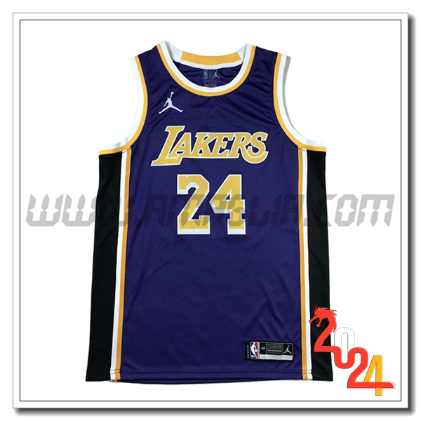 Maglia Los Angeles Lakers (BRYANT #24) 2024/25 viola/Nero/Giallo