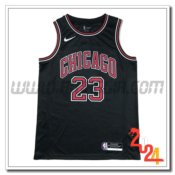 Maglia Chicago Bulls (JORDAN #23) 2024/25 Nero/Rosso -02