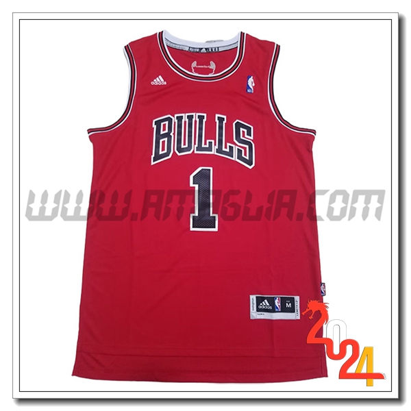 Maglia Chicago Bulls (Rosa #1) 2024/25 Rosso