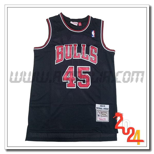 Maglia Chicago Bulls (JORDAN #45) 2024/25 Nero/Rosso