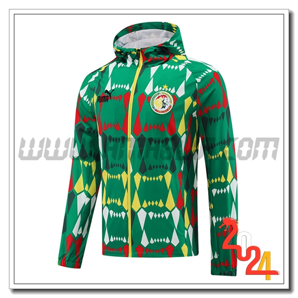 Giacca A Vento Sénégal Verde/Giallo/Rosso 2024 2025