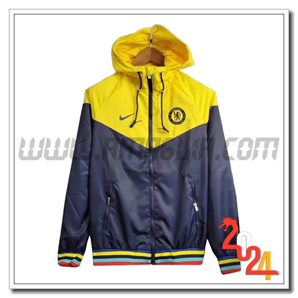 Giacca A Vento FC Chelsea Giallo/Grigio 2024 2025