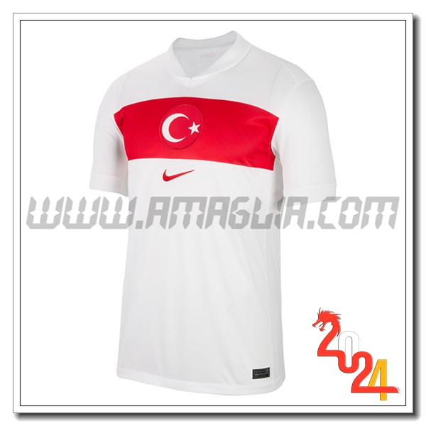 Turco Prima Maglia Squadra 2024 2025 Bianco